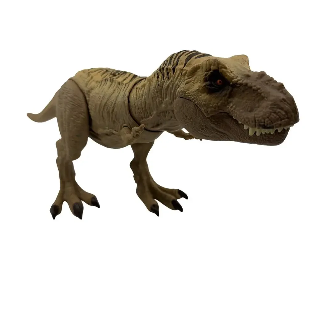 Mattel Jurassic World Dominion Rajasaurus Roar Strikes & Thrash n' Devour T-Rex